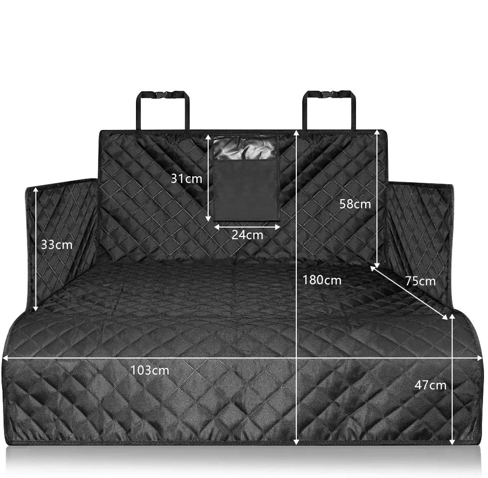 Ruff Ride™ Car Trunk Cover – Waterproof Hammock Dog Seat Protector