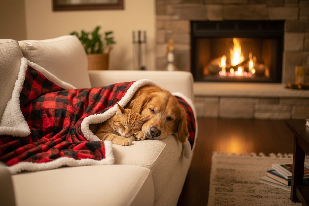❄️ Warm Paws, Cozy Hearts: Keeping Our Pets Safe, Snuggled & Happy All Winter Long 🐾