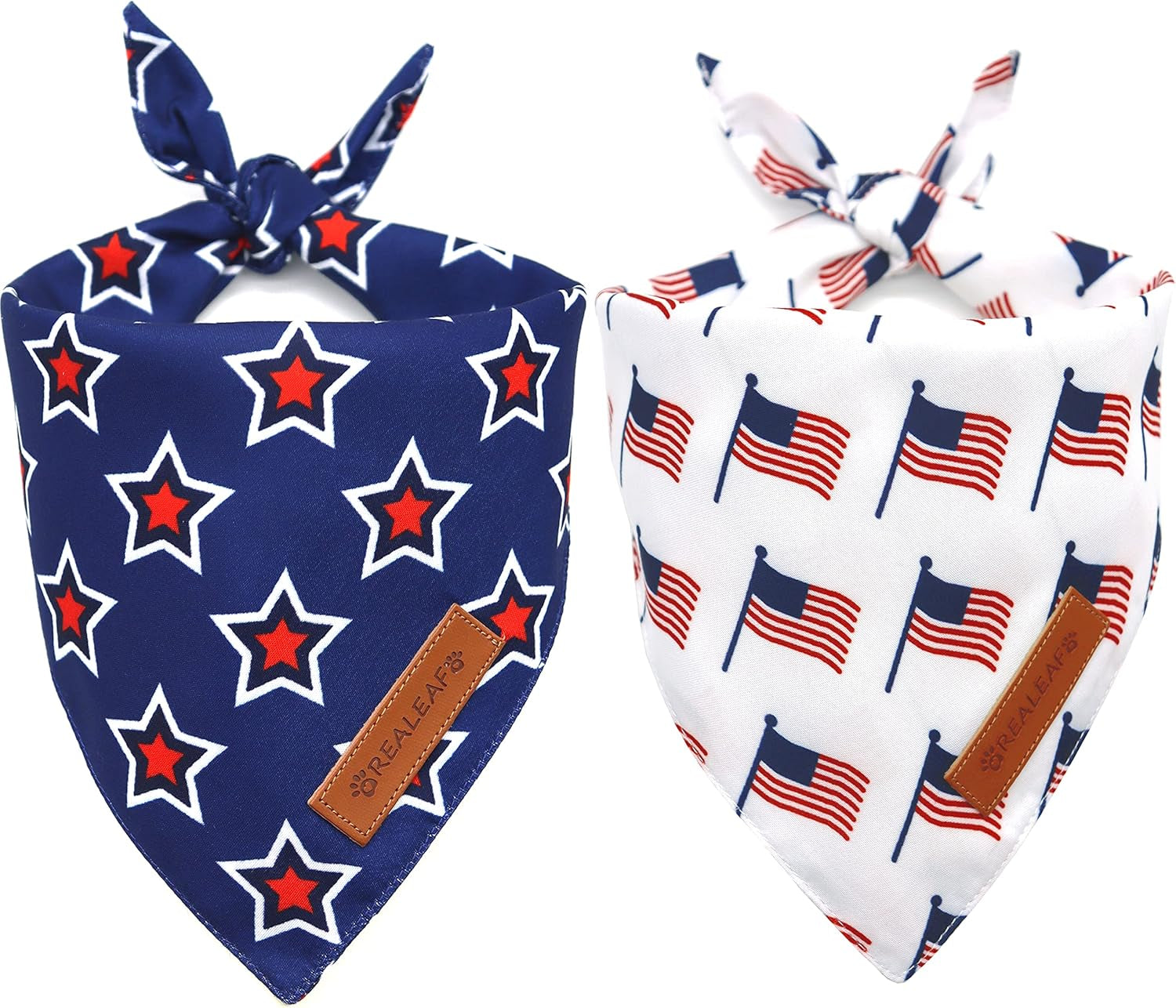 2-Pack Dog Bandanas – Reversible Triangle Pet Scarves for All Seasons, Adjustable Fit - FurriendlyPaws | Furry Friends, Happy Hearts