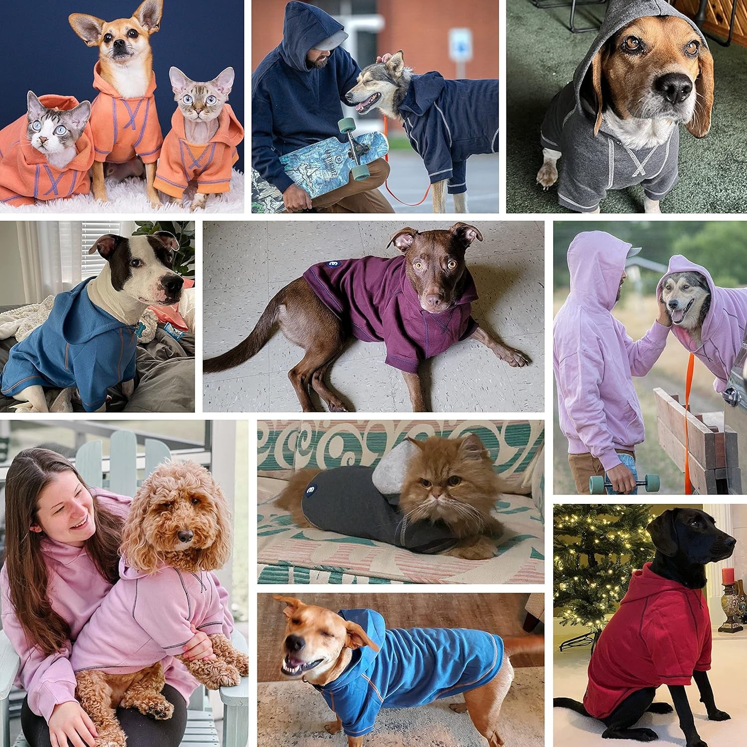 Dog Hoodie – Soft Cotton-Blend Sweater for Dogs