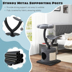 Cat Tree for Large & Small Cats – Stylish Metal Frame Cat Tower