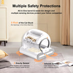 Smart Self-Cleaning Cat Litter Box - App Control for Multiple Cats
