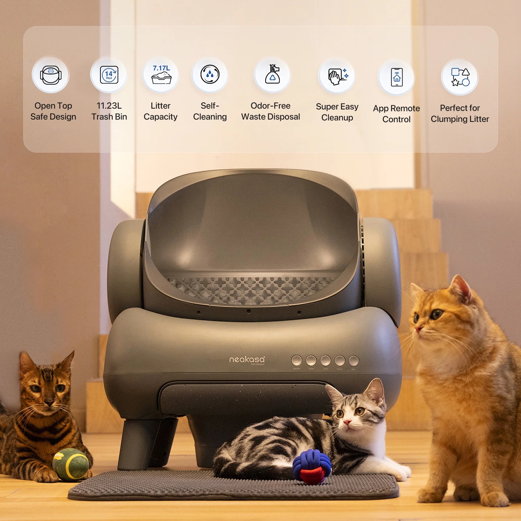 Neakasa M1 Smart Self-Cleaning Litter Box – Automatic & App-Controlled