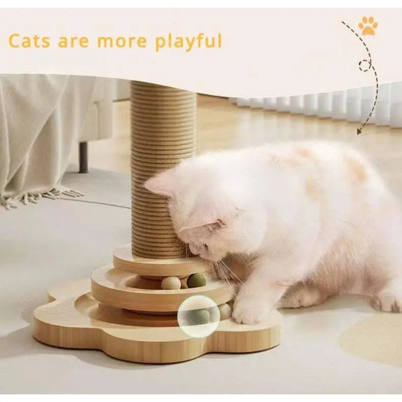 Scratch & Play Cat Post.3. - FurriendlyPaws | Furry Friends, Happy Hearts