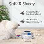 2-in-1 Smart Pet Toy – Automatic Feather & Ball, 3 Modes, Interactive Fun for Cats & Dogs