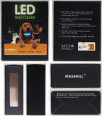 LED Dog Collar – Rechargeable Light-Up, Waterproof & Adjustable - FurriendlyPaws | Furry Friends, Happy Hearts