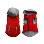 Reversible Hooded Dog Coat – Warm, Water-Resistant & Adventure-Ready