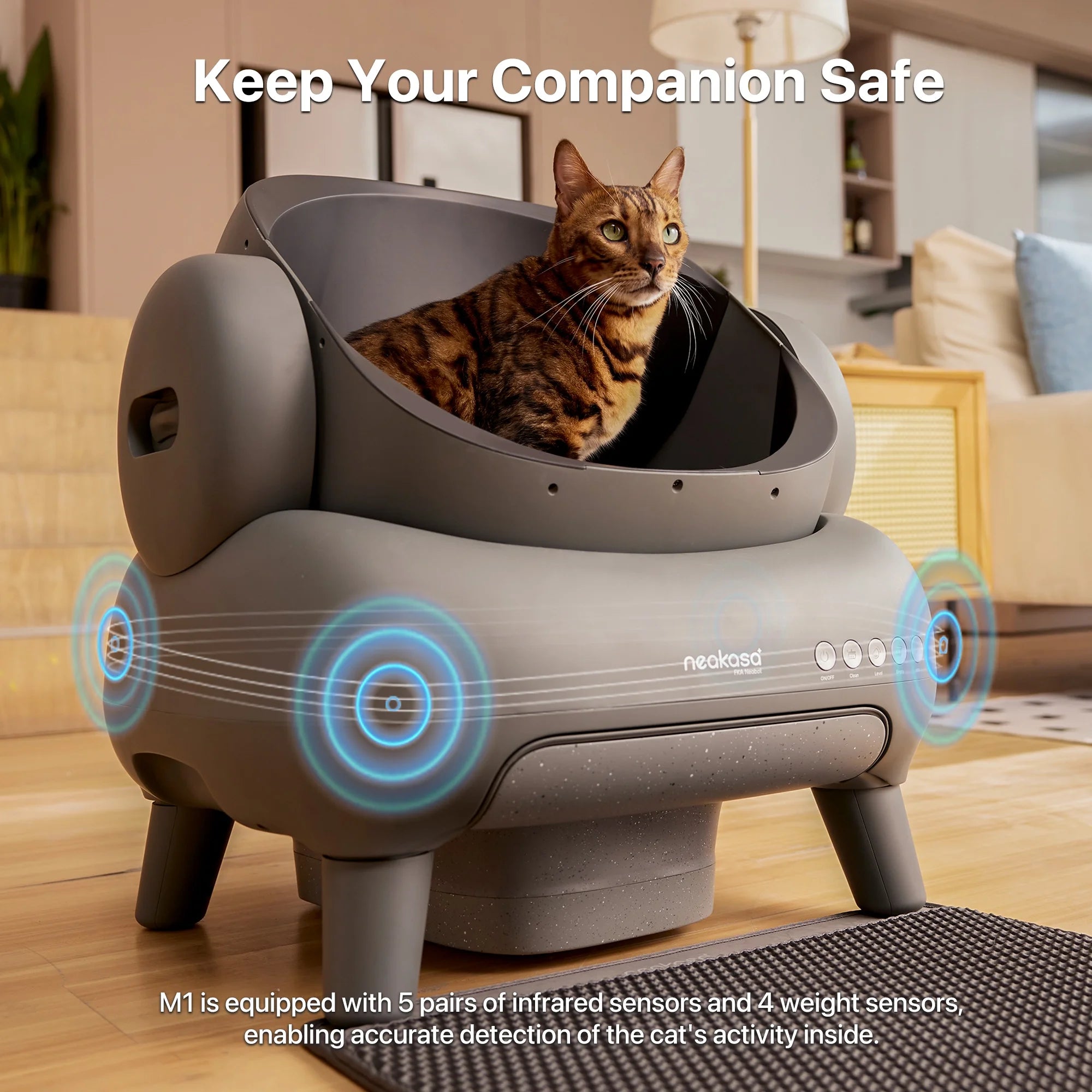 Neakasa M1 Smart Self-Cleaning Litter Box – Automatic & App-Controlled