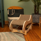 Wooden Cat Rocking Chair – Cozy Swing & Scratch Spot for Cats