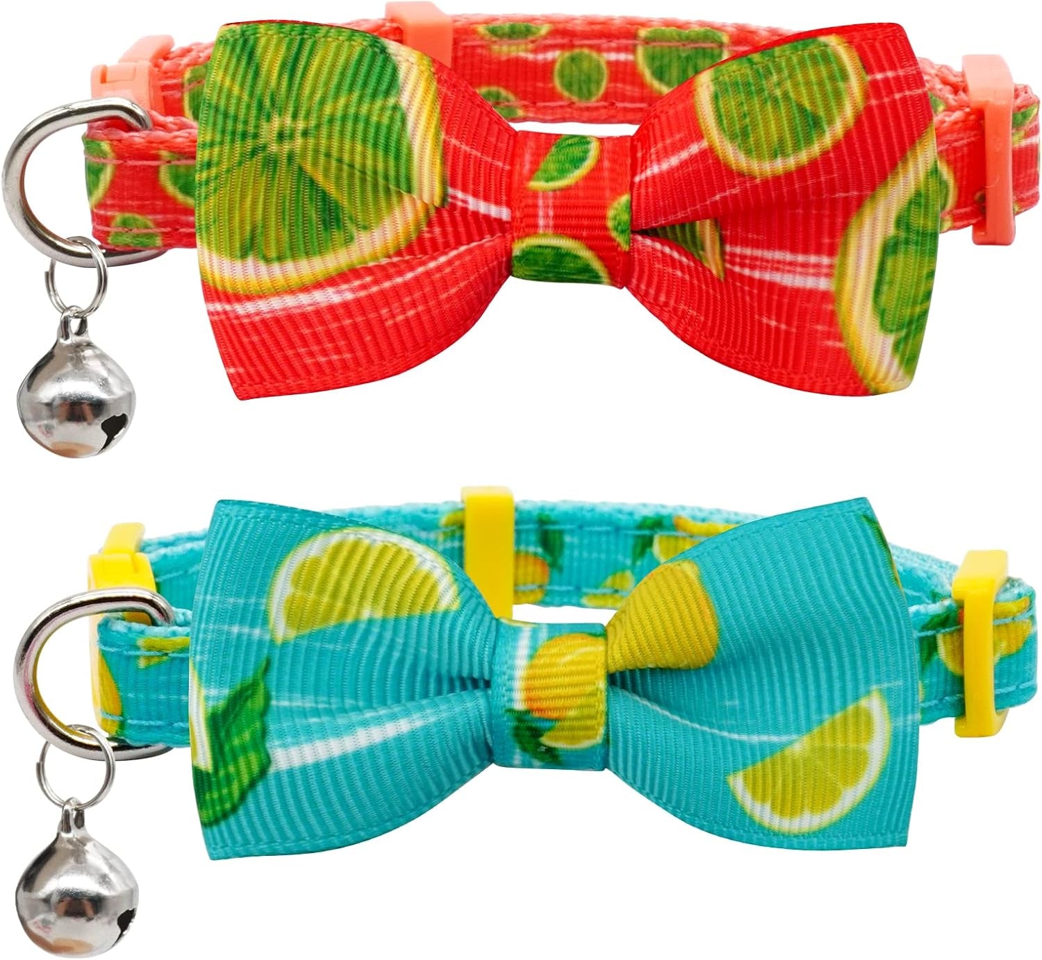 Seasonal Cat Collars 2-Pack – Breakaway Bow Ties with Bells - FurriendlyPaws | Furry Friends, Happy Hearts