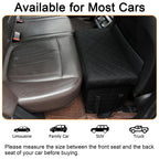 Car Back Seat Extender for Large Dogs – Pet Seat Extender with Storage