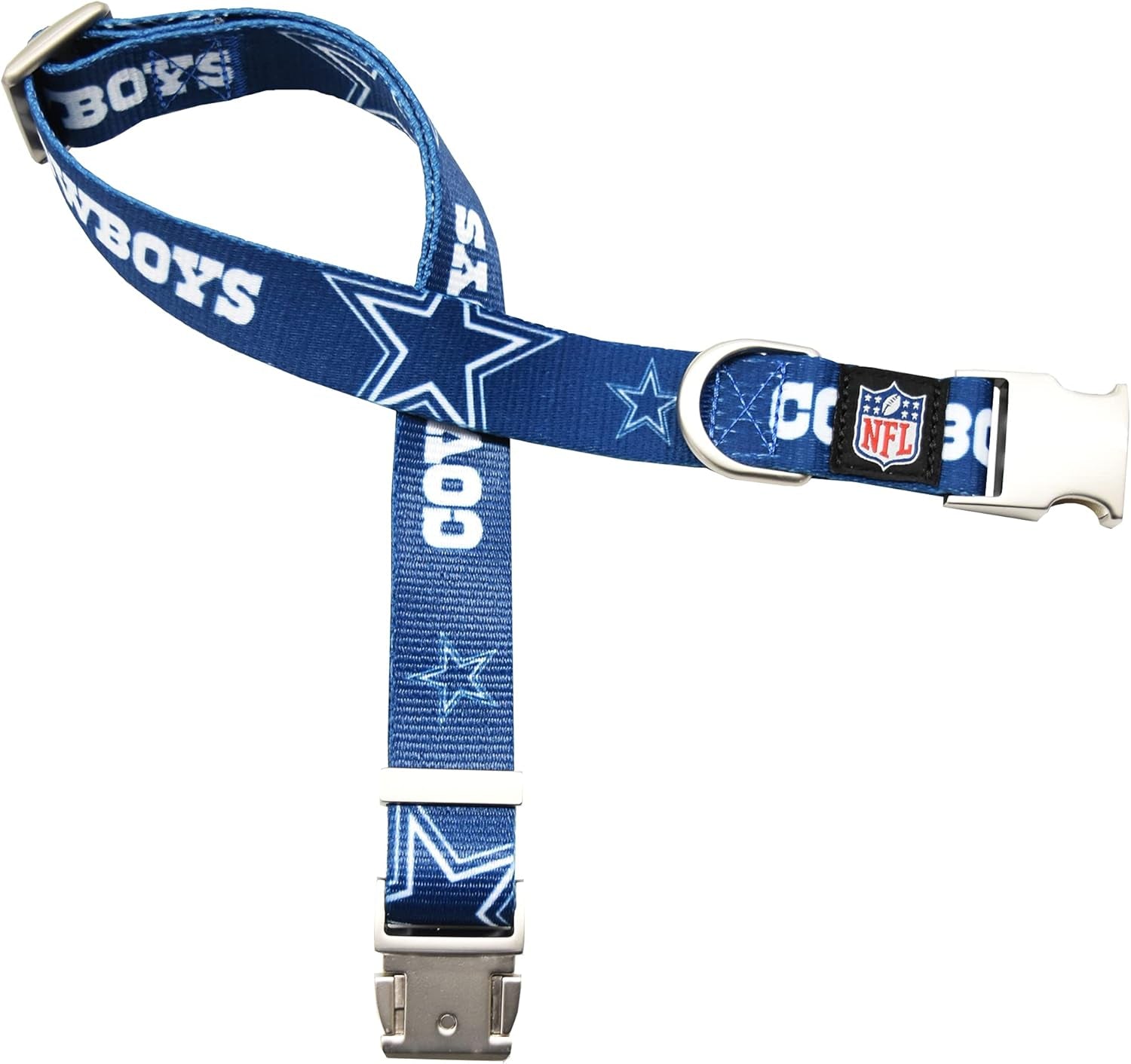 Official NFL Premium Pet Collar – Durable All-Metal Buckle