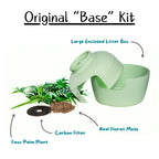 Original Hidden Litter Box Planter – Hooded Cat Litter Box with Fake Plant Cover