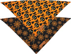2-Pack Dog Bandanas – Reversible Triangle Pet Scarves for All Seasons, Adjustable Fit - FurriendlyPaws | Furry Friends, Happy Hearts