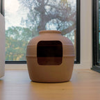 Original Hidden Litter Box Planter – Hooded Cat Litter Box with Fake Plant Cover