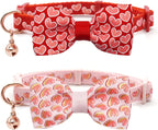Seasonal Cat Collars 2-Pack – Breakaway Bow Ties with Bells - FurriendlyPaws | Furry Friends, Happy Hearts