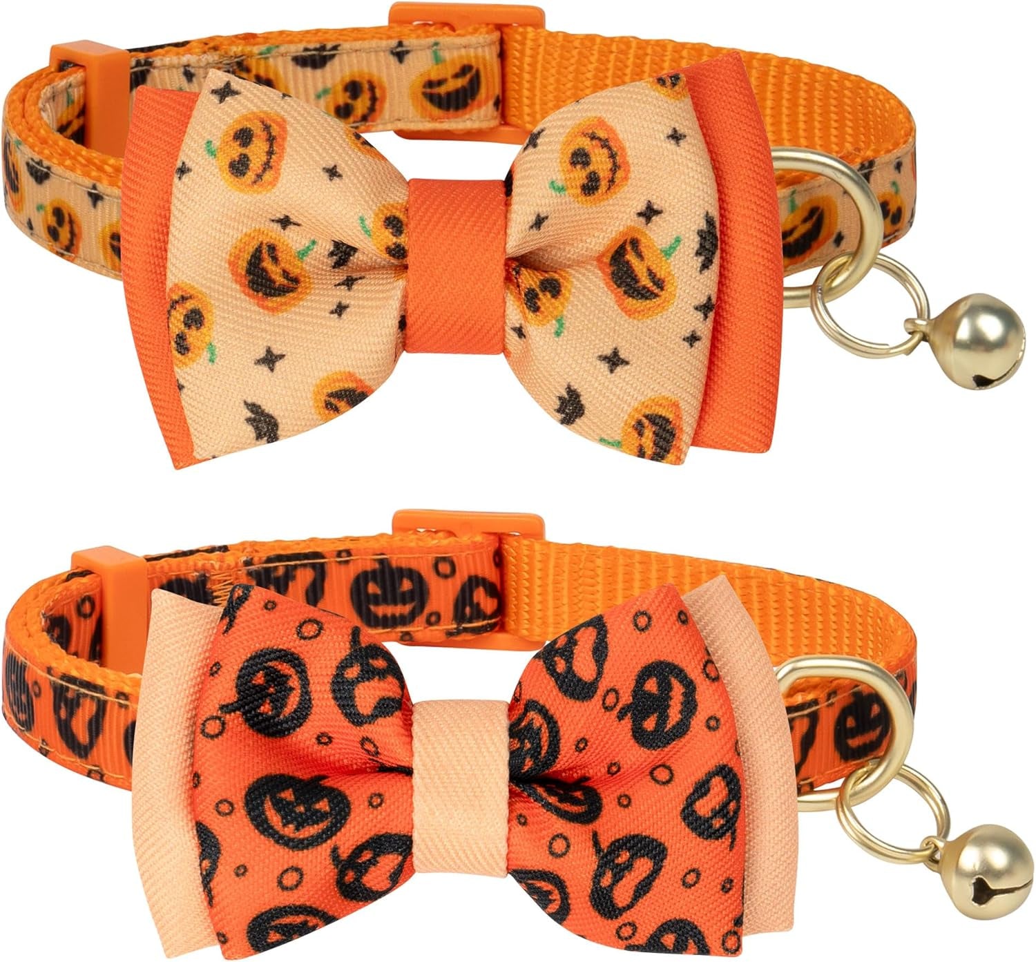 Seasonal Cat Collars 2-Pack – Breakaway Bow Ties with Bells - FurriendlyPaws | Furry Friends, Happy Hearts