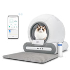 Smart Self-Cleaning Cat Litter Box - App Control for Multiple Cats