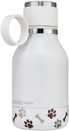 Buddy Bottle™ by Asobu – Stainless Steel Insulated Water Bottle with Removable Dog Bowl & Treat Storage