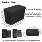 Car Back Seat Extender for Large Dogs – Pet Seat Extender with Storage