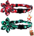 Christmas Cat Collar with Bow Tie & Bell – Holiday Buffalo Plaid Breakaway Collar for Cats & Kittens - FurriendlyPaws | Furry Friends, Happy Hearts