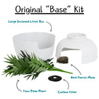 Original Hidden Litter Box Planter – Hooded Cat Litter Box with Fake Plant Cover