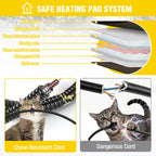 🏠❄️ Insulated Heated Cat House with Temperature Control – Weatherproof Feral & Outdoor Cat Shelter