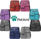 Airline Approved Dog Travel Backpack - Ultimate Pet Backpack with Food Container, Collapsible Bowls & Puppy Diaper Bag - Perfect for Hiking & Camping - Ideal Dog Mom Gift - Dark Gray