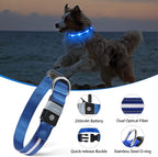 LED Dog Collar – Rechargeable Light-Up, Waterproof & Adjustable - FurriendlyPaws | Furry Friends, Happy Hearts