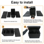 Car Back Seat Extender for Large Dogs – Pet Seat Extender with Storage