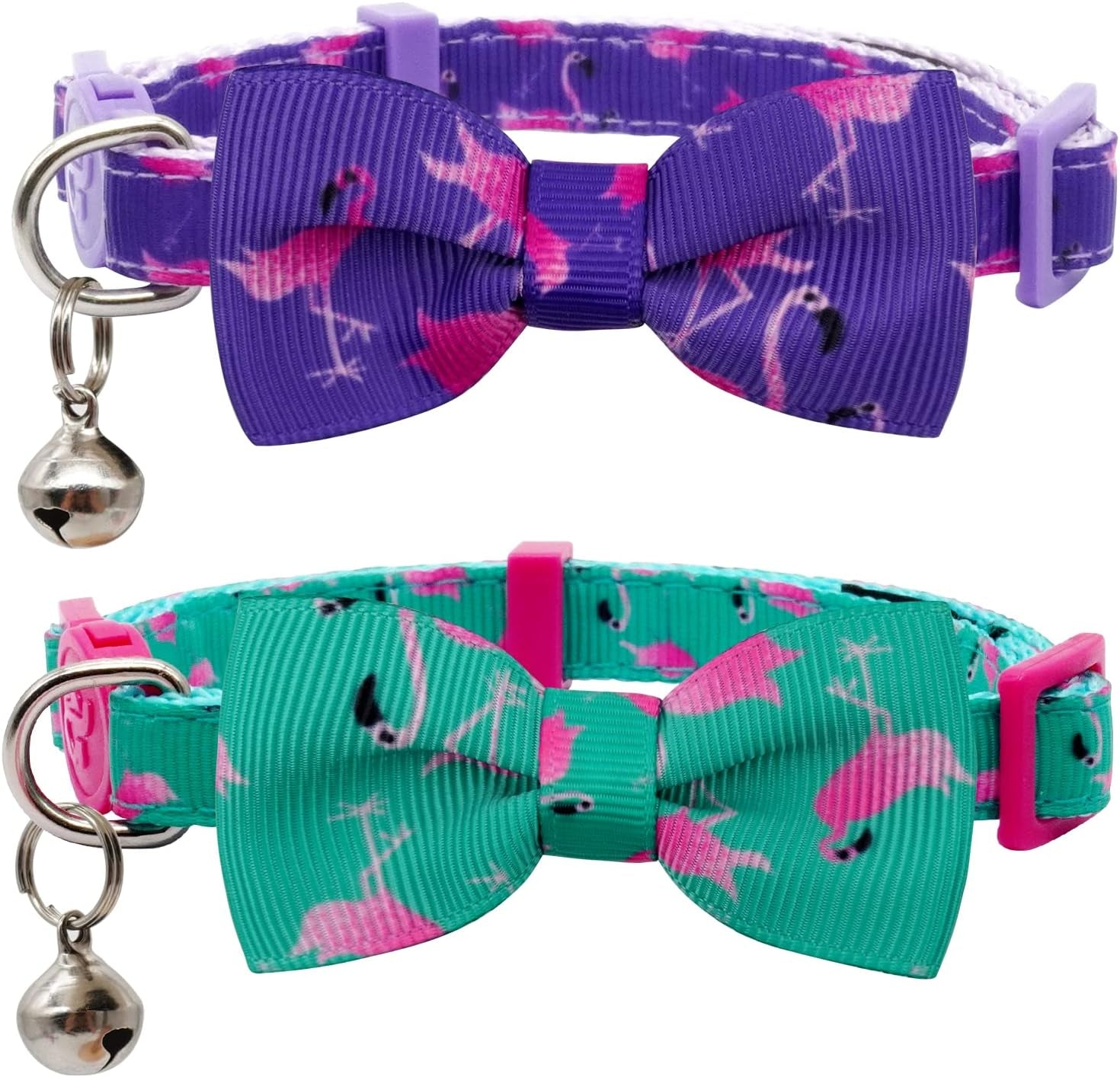 Seasonal Cat Collars 2-Pack – Breakaway Bow Ties with Bells - FurriendlyPaws | Furry Friends, Happy Hearts