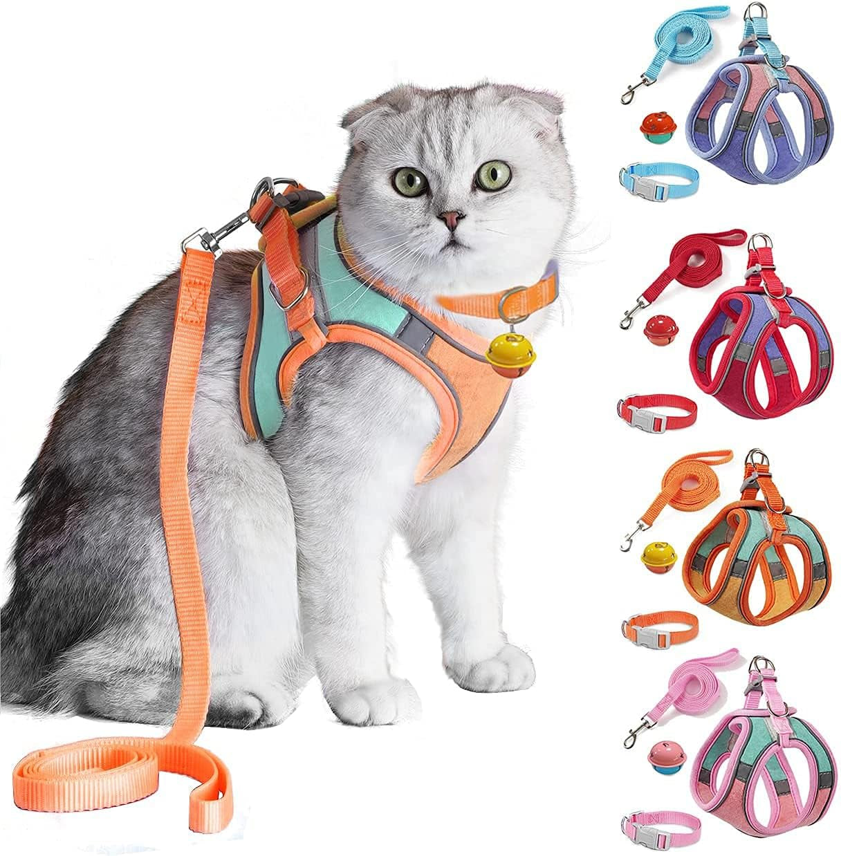 Escape Proof Cat Harness & Leash Set – Reflective, Adjustable, Secure - FurriendlyPaws | Furry Friends, Happy Hearts
