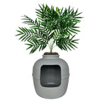 Original Hidden Litter Box Planter – Hooded Cat Litter Box with Fake Plant Cover