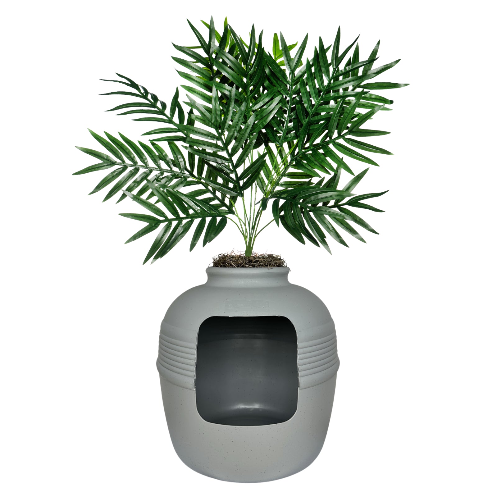 Original Hidden Litter Box Planter – Hooded Cat Litter Box with Fake Plant Cover