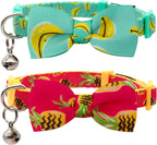 Seasonal Cat Collars 2-Pack – Breakaway Bow Ties with Bells - FurriendlyPaws | Furry Friends, Happy Hearts