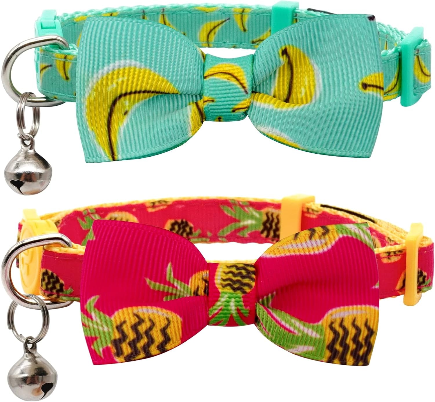 Seasonal Cat Collars 2-Pack – Breakaway Bow Ties with Bells - FurriendlyPaws | Furry Friends, Happy Hearts