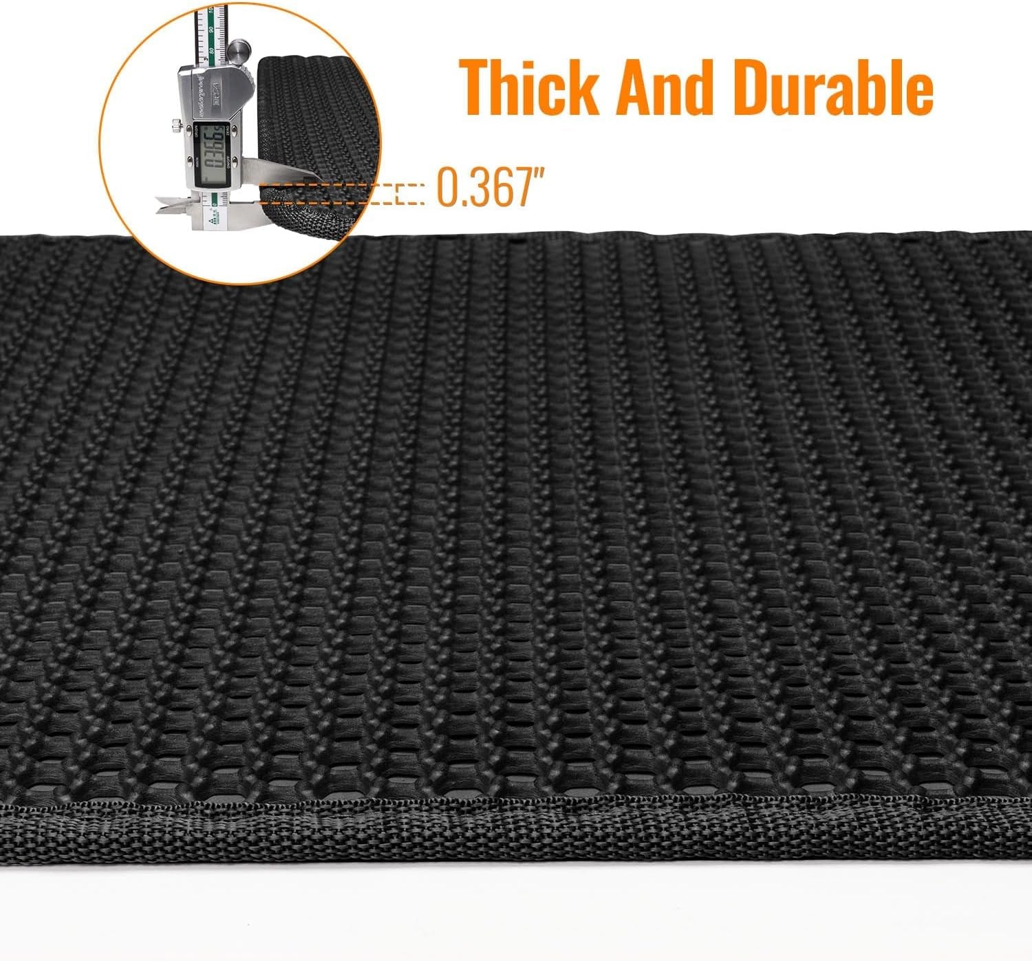 Cat Litter Mat 23"x17" – EVA Honeycomb Double Layer, Waterproof & Urine-Proof Scatter Control, Washable, BPA-Free
