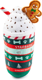 LaBarka Pawsecco Plush Dog Toy – Funny Designer Parody Toy with Squeaker for All Breeds, Soft, Stylish & Machine-Washable