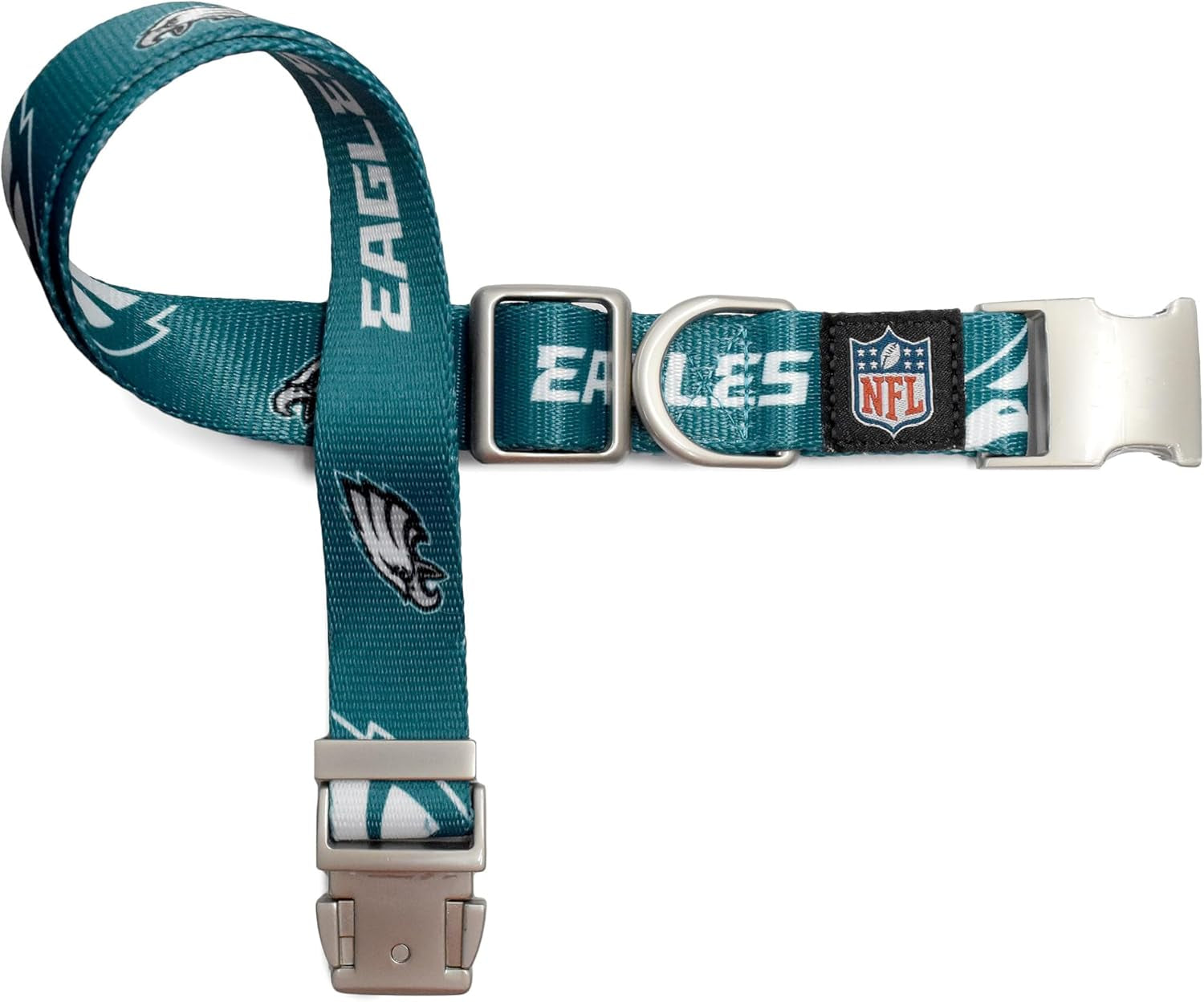 Official NFL Premium Pet Collar – Durable All-Metal Buckle