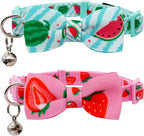 Seasonal Cat Collars 2-Pack – Breakaway Bow Ties with Bells - FurriendlyPaws | Furry Friends, Happy Hearts