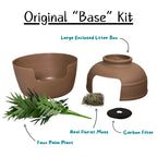Original Hidden Litter Box Planter – Hooded Cat Litter Box with Fake Plant Cover