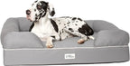 Ultimate Orthopedic Memory Foam Dog Bed with Bolsters – XL (44"x34") Waterproof, Washable Cover, Durable Cotton-Poly Blend