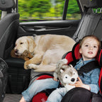 Car Back Seat Extender for Large Dogs – Pet Seat Extender with Storage