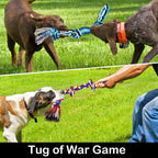 Large Dog Chew Toys – 12 Pack Indestructible Cotton Rope Toys for Aggressive Chewers, Tug of War & Teething Play - FurriendlyPaws | Furry Friends, Happy Hearts
