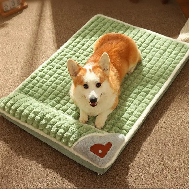 CozyCloud Pet Bed - FurriendlyPaws | Furry Friends, Happy Hearts