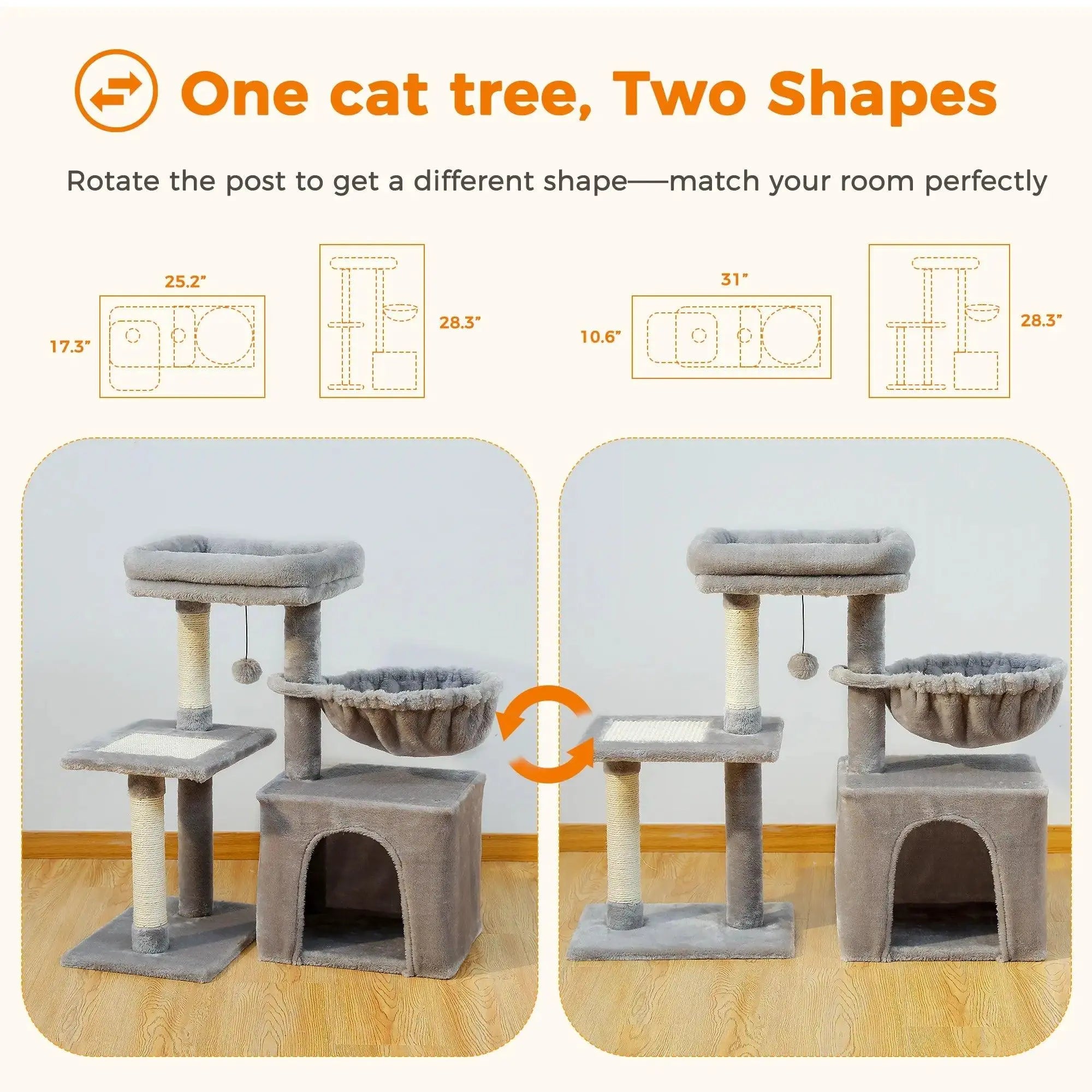 Paw Scratch Tower.7. - FurriendlyPaws | Furry Friends, Happy Hearts