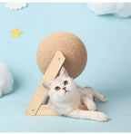 Sisal Cat Scratching Ball Toy – Interactive Play for Cats