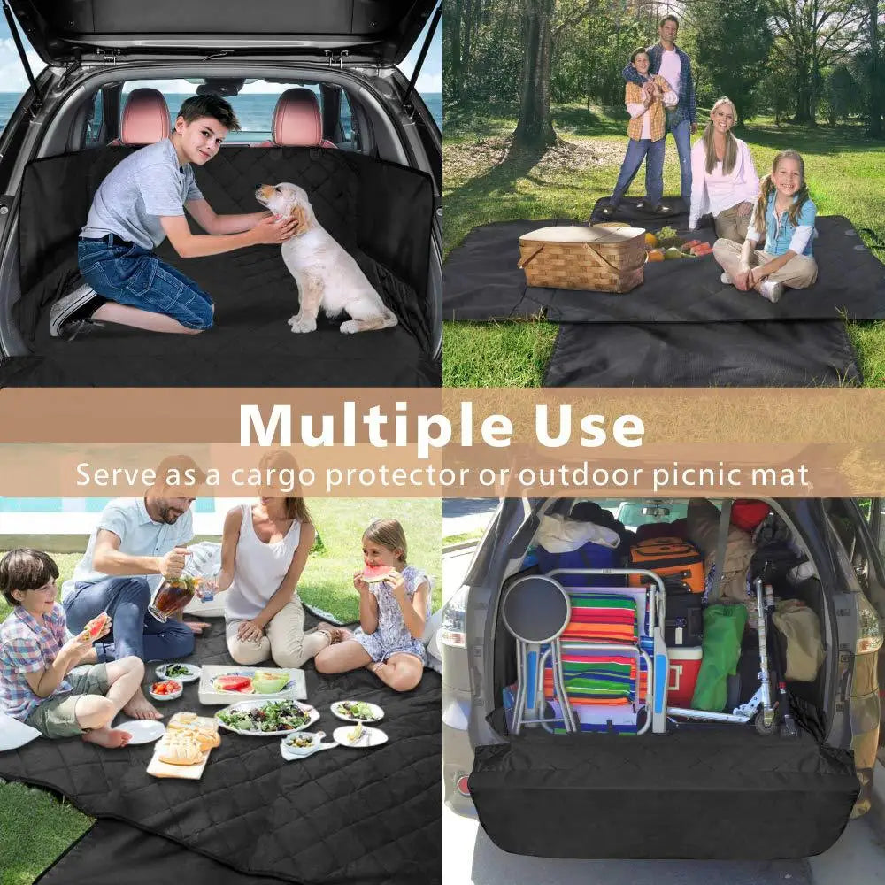 Ruff Ride™ Car Trunk Cover – Waterproof Hammock Dog Seat Protector
