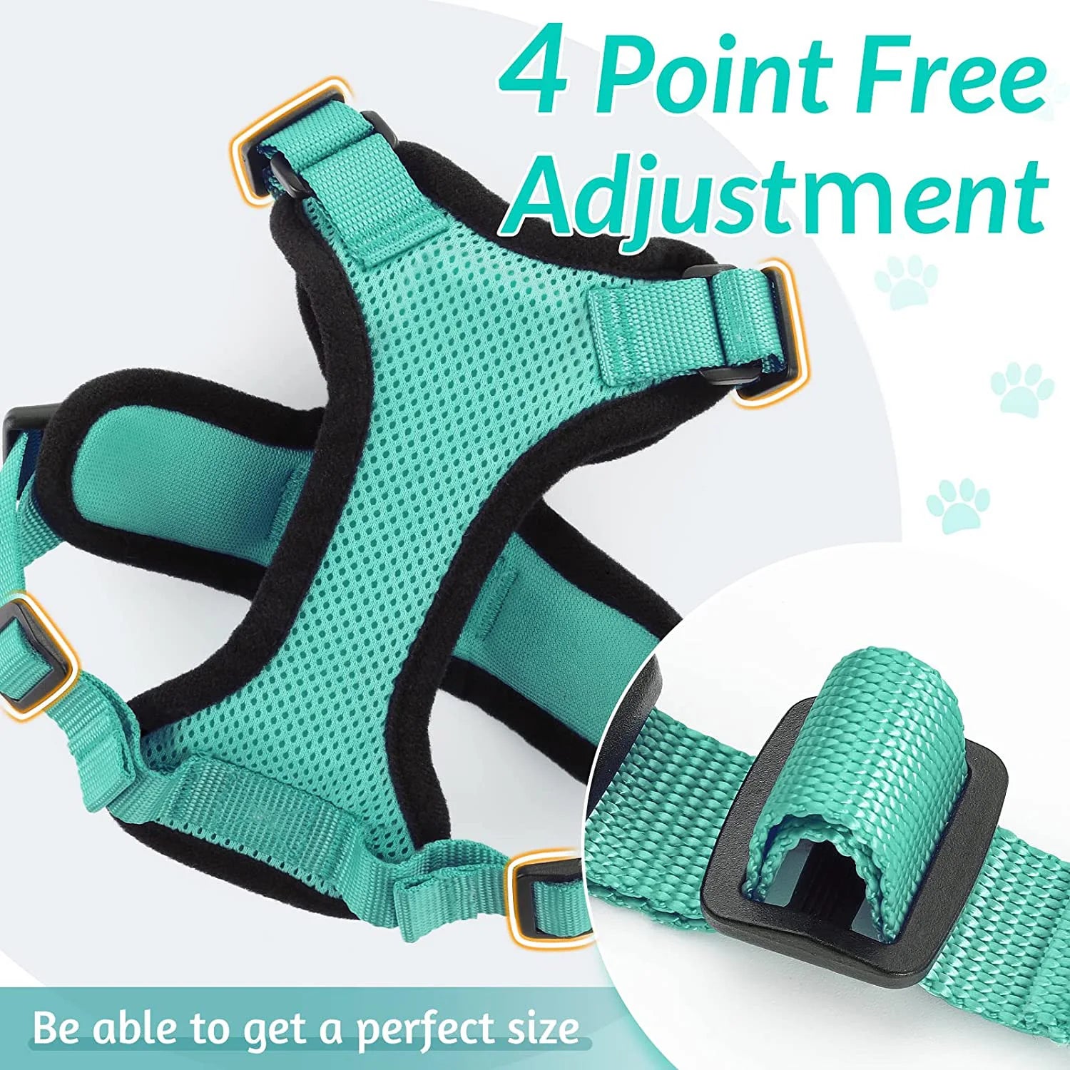 Explore Safely – Escape-Proof Cat Harness & Leash for Outdoor Adventures!