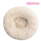 Long-Haired Plush Pet Bed – Soft Cozy Bed for Dogs & Cats